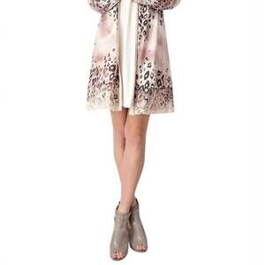 NEW VOCAL APPAREL leopard cardigan in stone